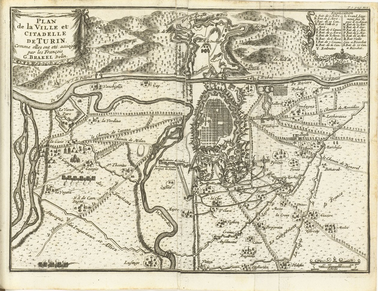 Siege of Turin, 1706 by Matthijs Pool (possibly)