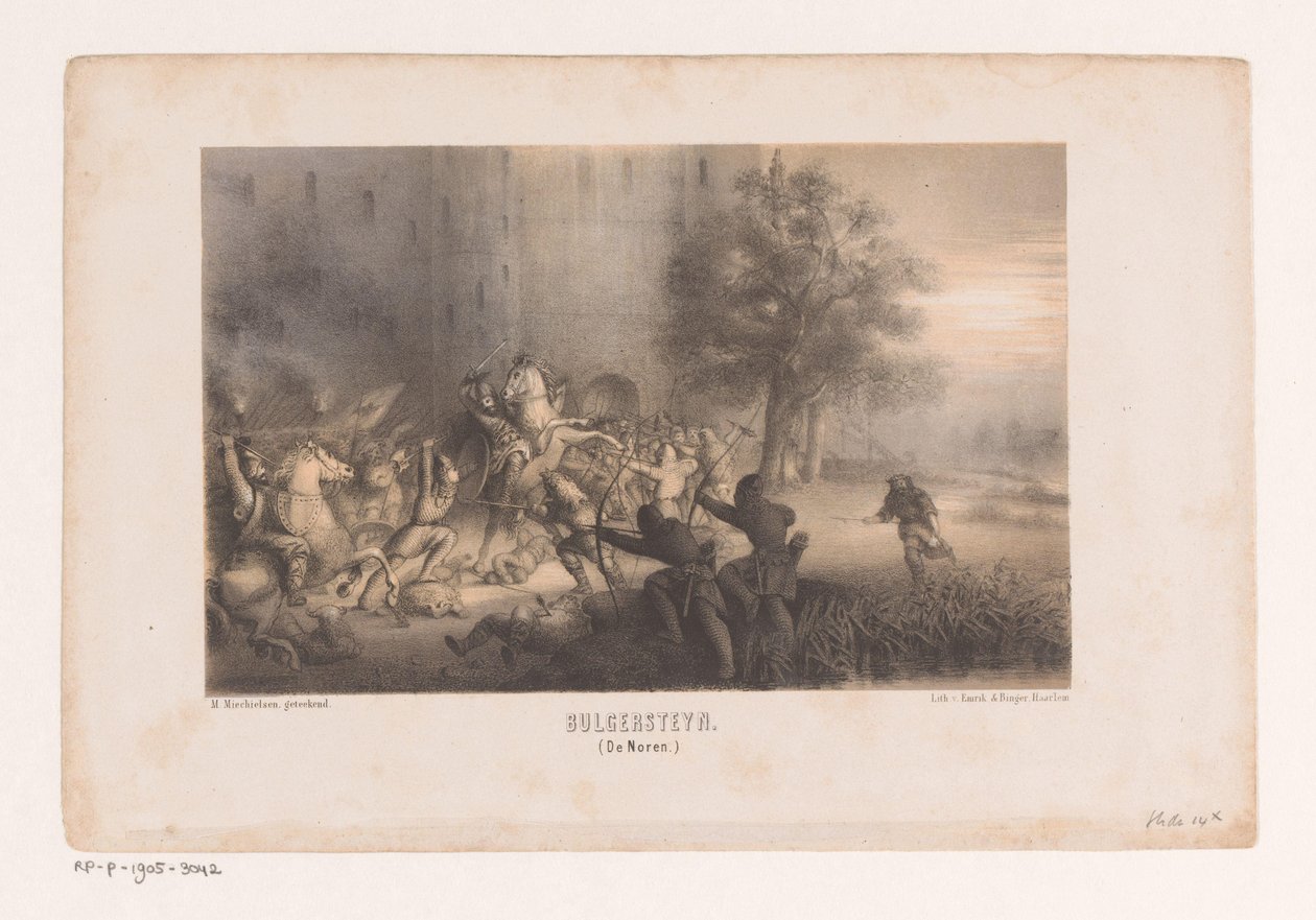Bulgersteyn Besieged by the Normans (Bulgersteyn) by Matthijs Willem Gerardus Michielsen