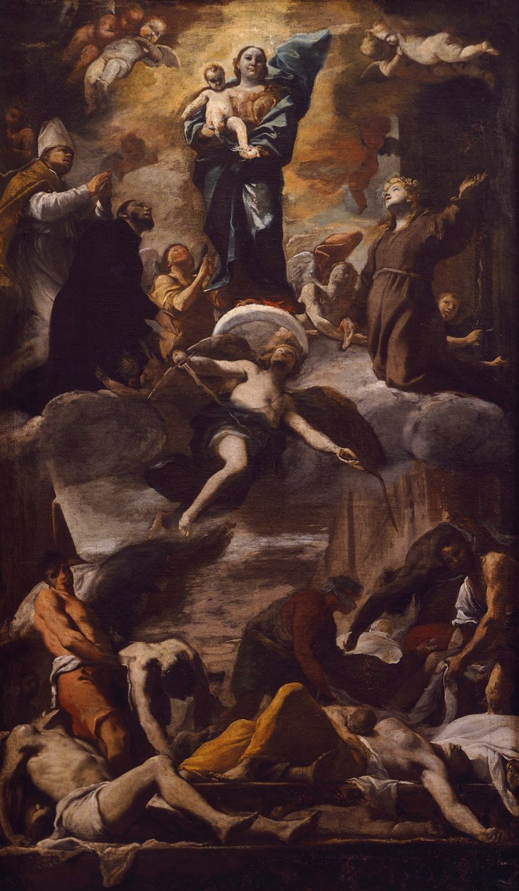 The Plague of Naples by Mattia Preti