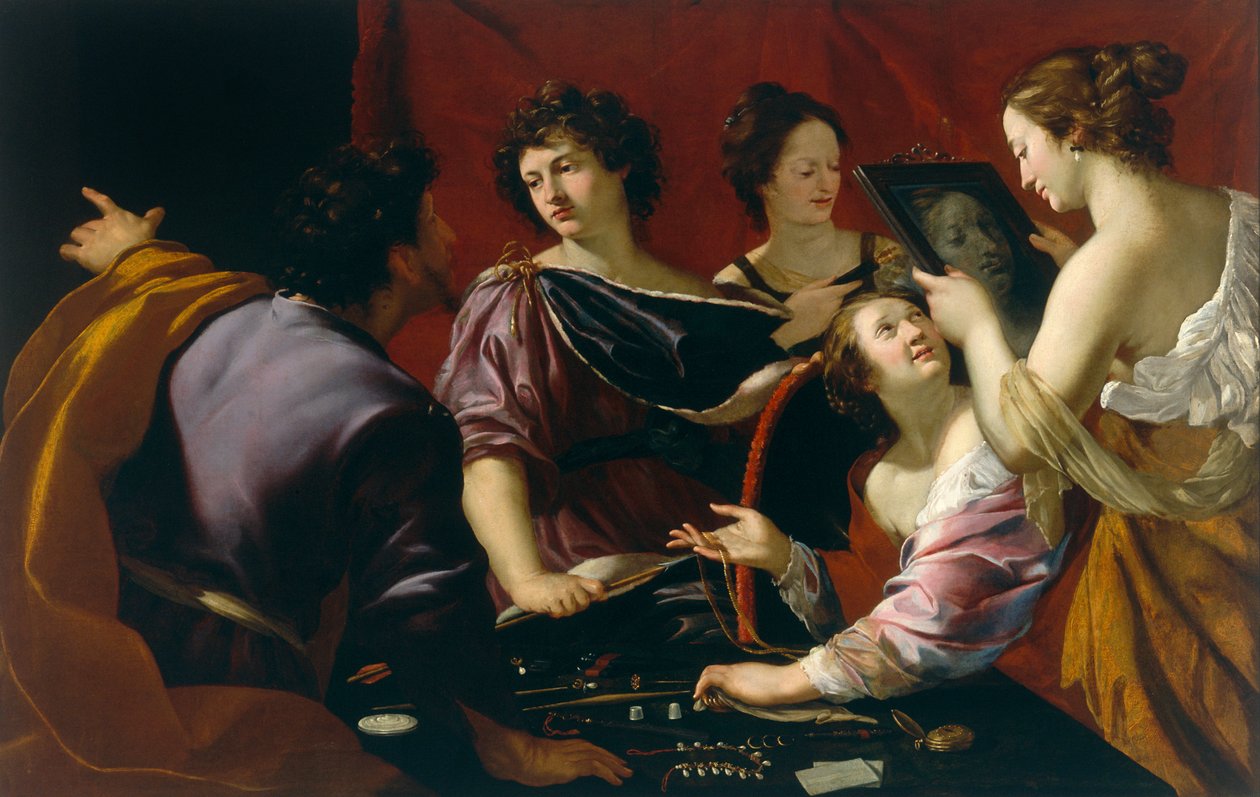 Tasso at the Court of Ferrara (detail) by Mattia Preti