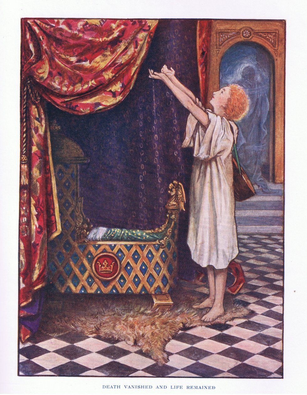 Death vanished and Life remained (illustration from Lady Ann