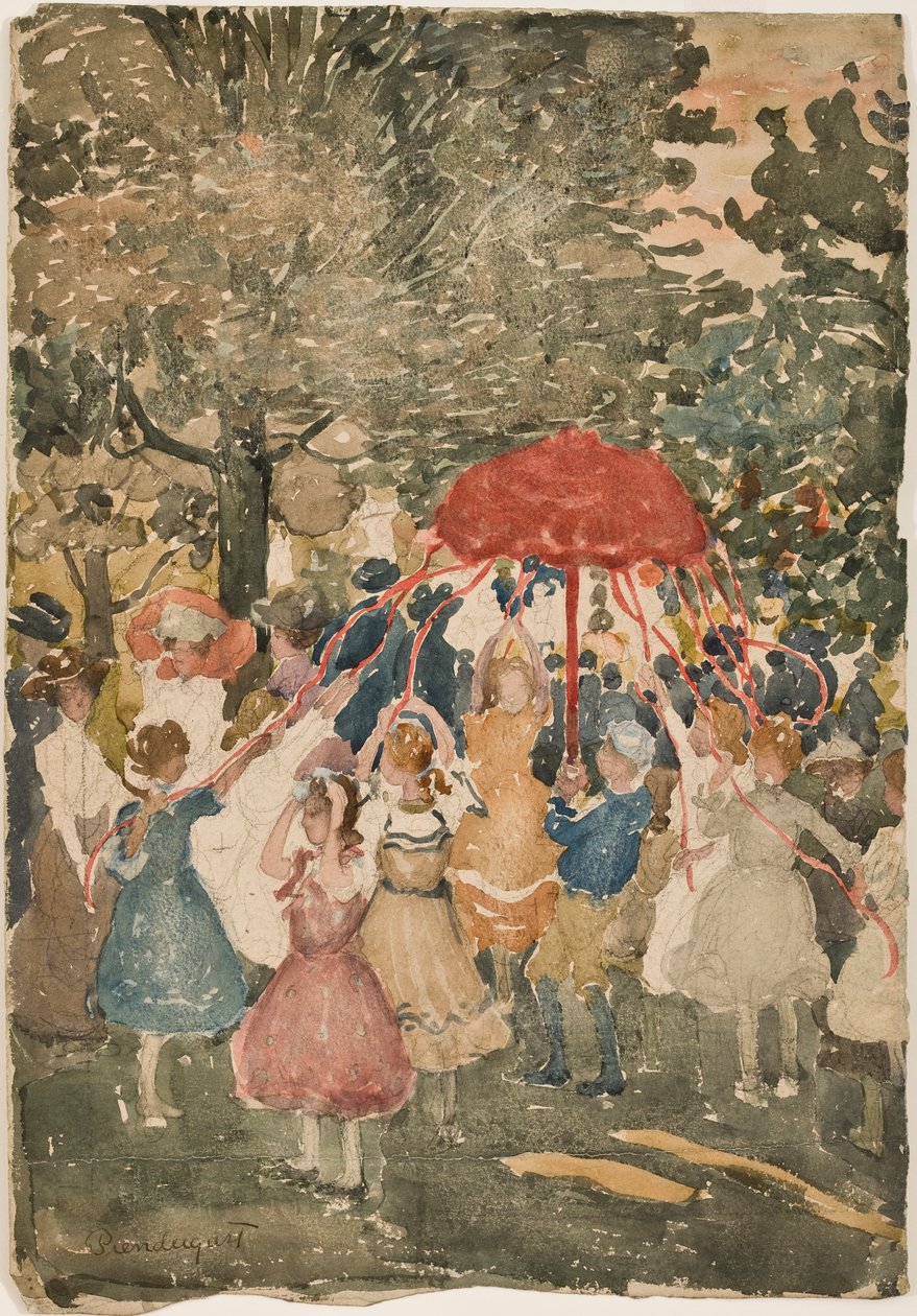 Maypole by Maurice Brazil Prendergast