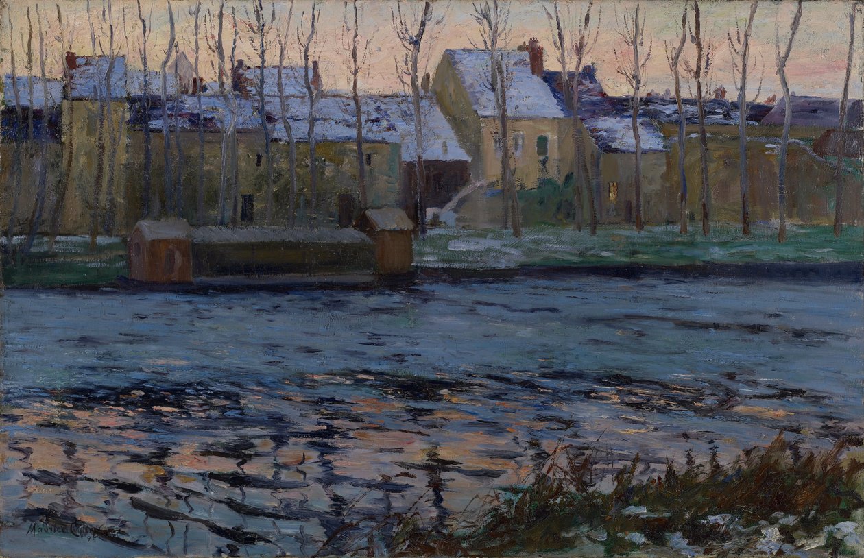 Moret, Winter by Maurice Galbraith Cullen