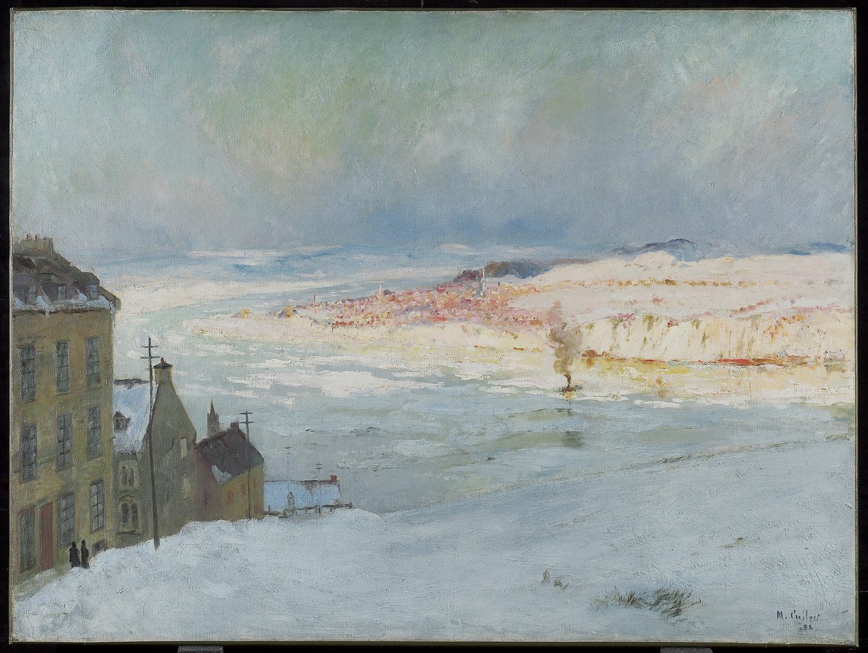 Levis from Quebec by Maurice Galbraith Cullen