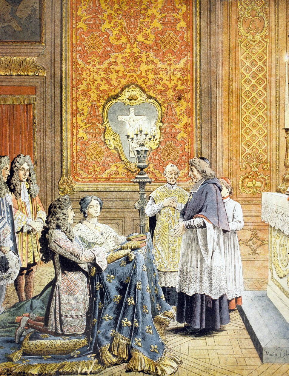 Secret Wedding between King Louis XIV and Francoise d