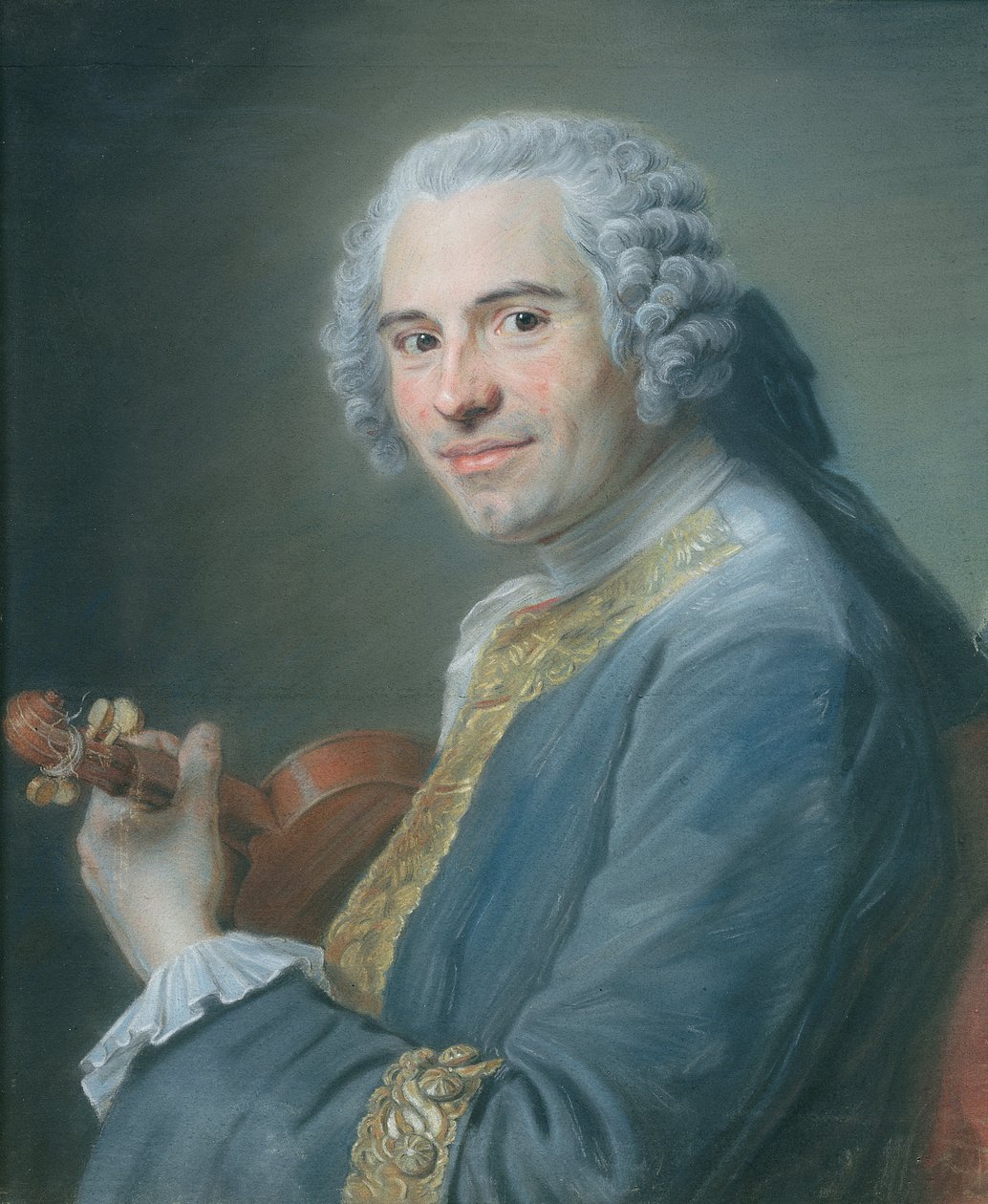 Jean-Joseph Cassanea de Mondonville by Maurice Quentin de La Tour