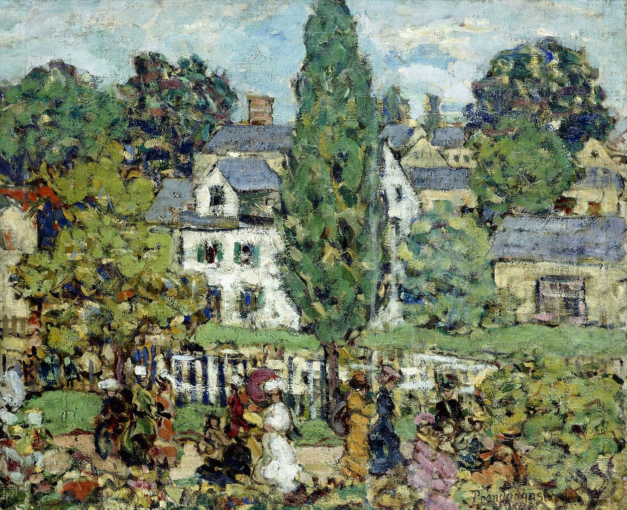 Afternoon Stroll, Summer by Maurice Brazil Prendergast
