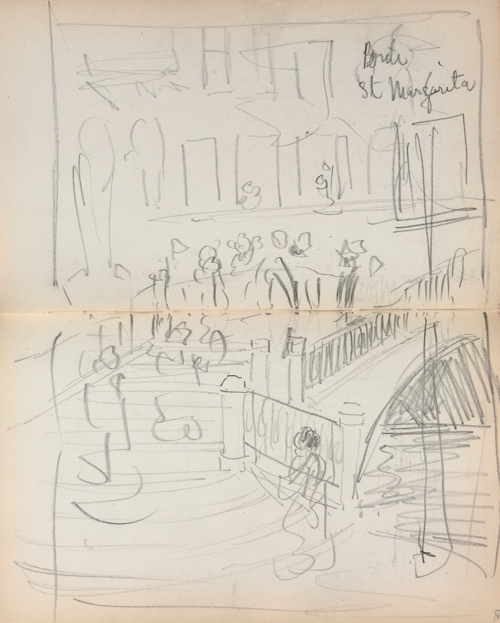 Italian Sketchbook: Bridge St. Margarita by Maurice Brazil Prendergast