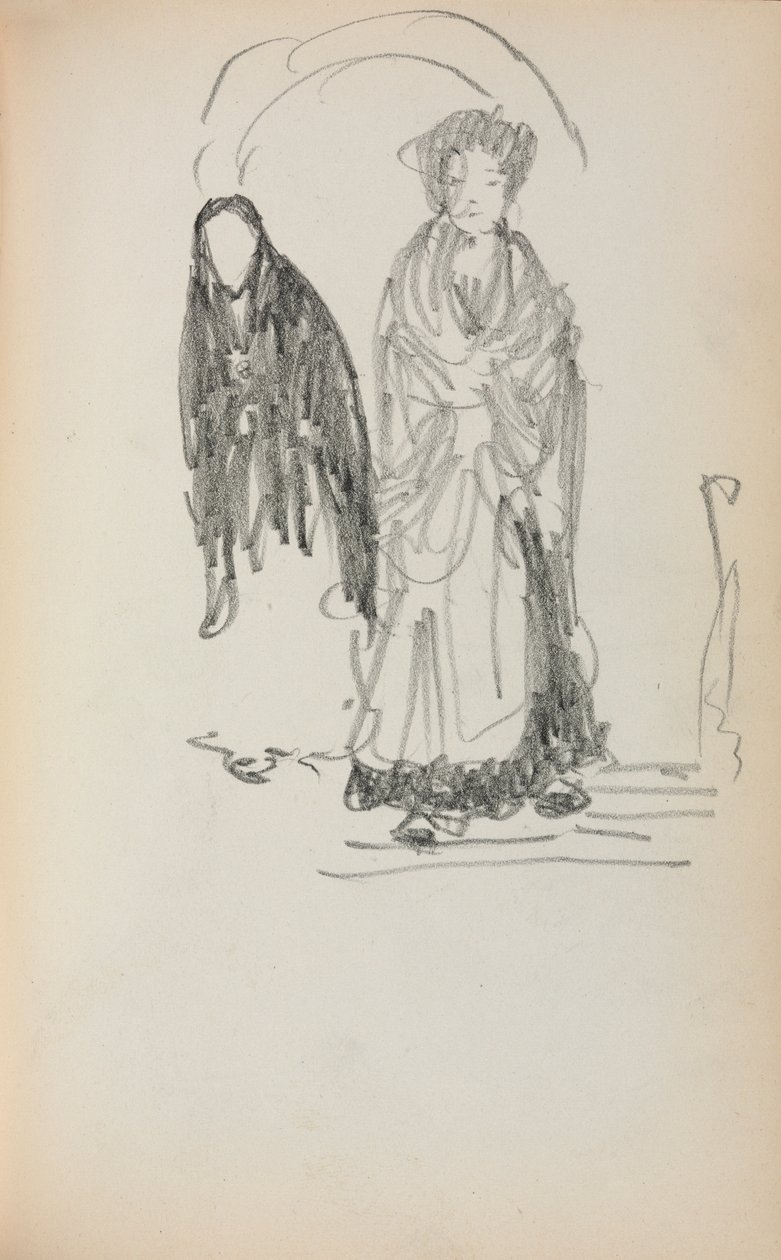 Italian Sketchbook: Two Standing Women by Maurice Brazil Prendergast