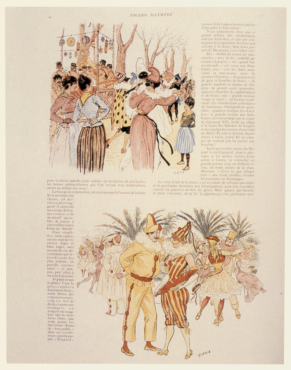 Nice Carnival, 1894 by Maurice Charles Mathieu Bonvoisin