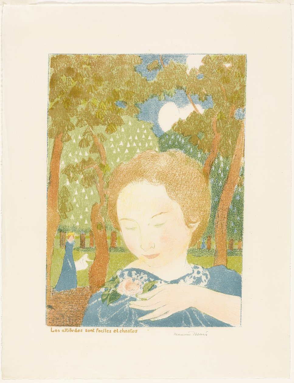 Attitudes are Easy and Chaste, Plate Two from Love by Maurice Denis