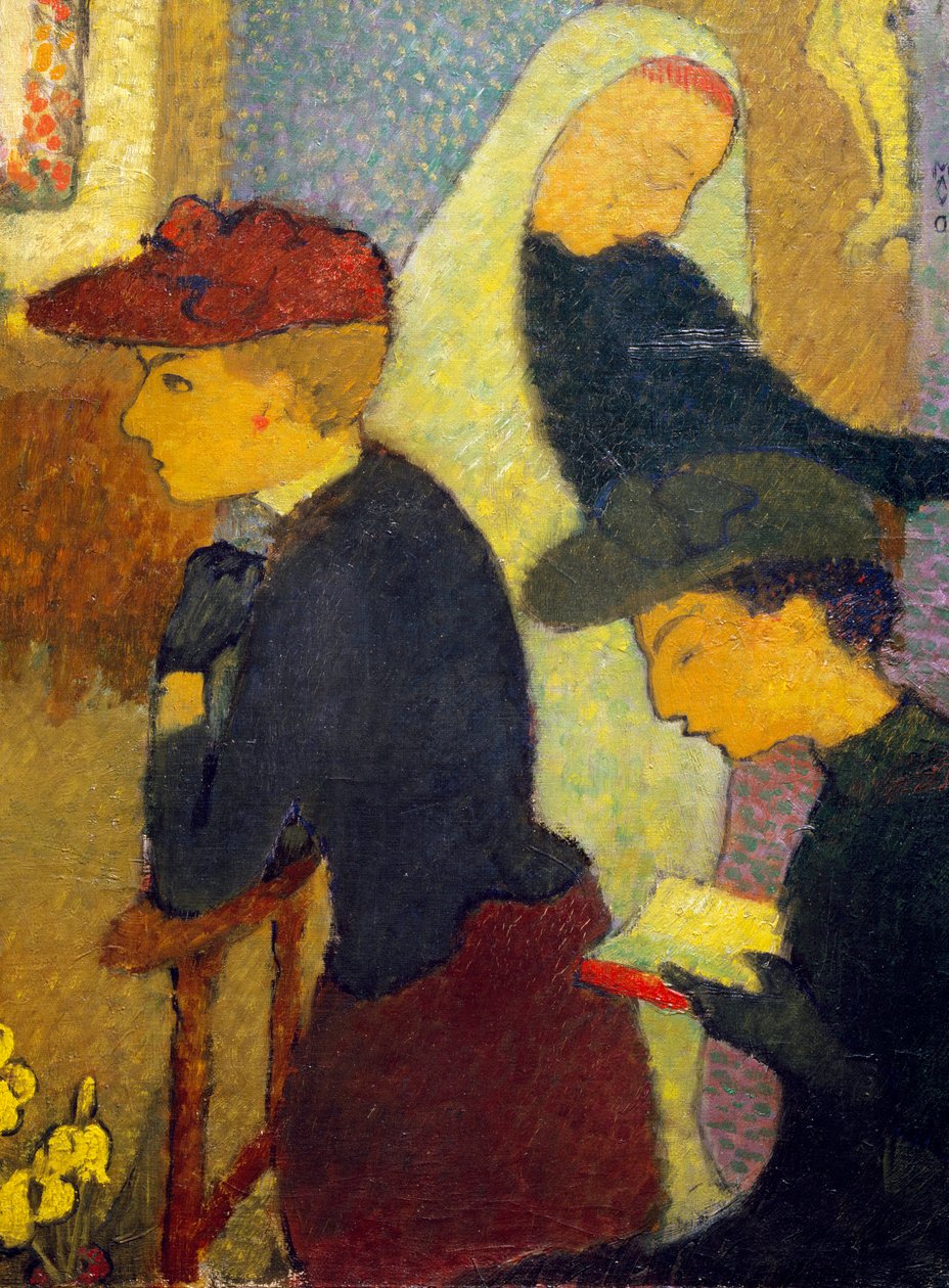 The Three Women. Painting by Maurice Denis (1870-1943). Private Collection. by Maurice Denis