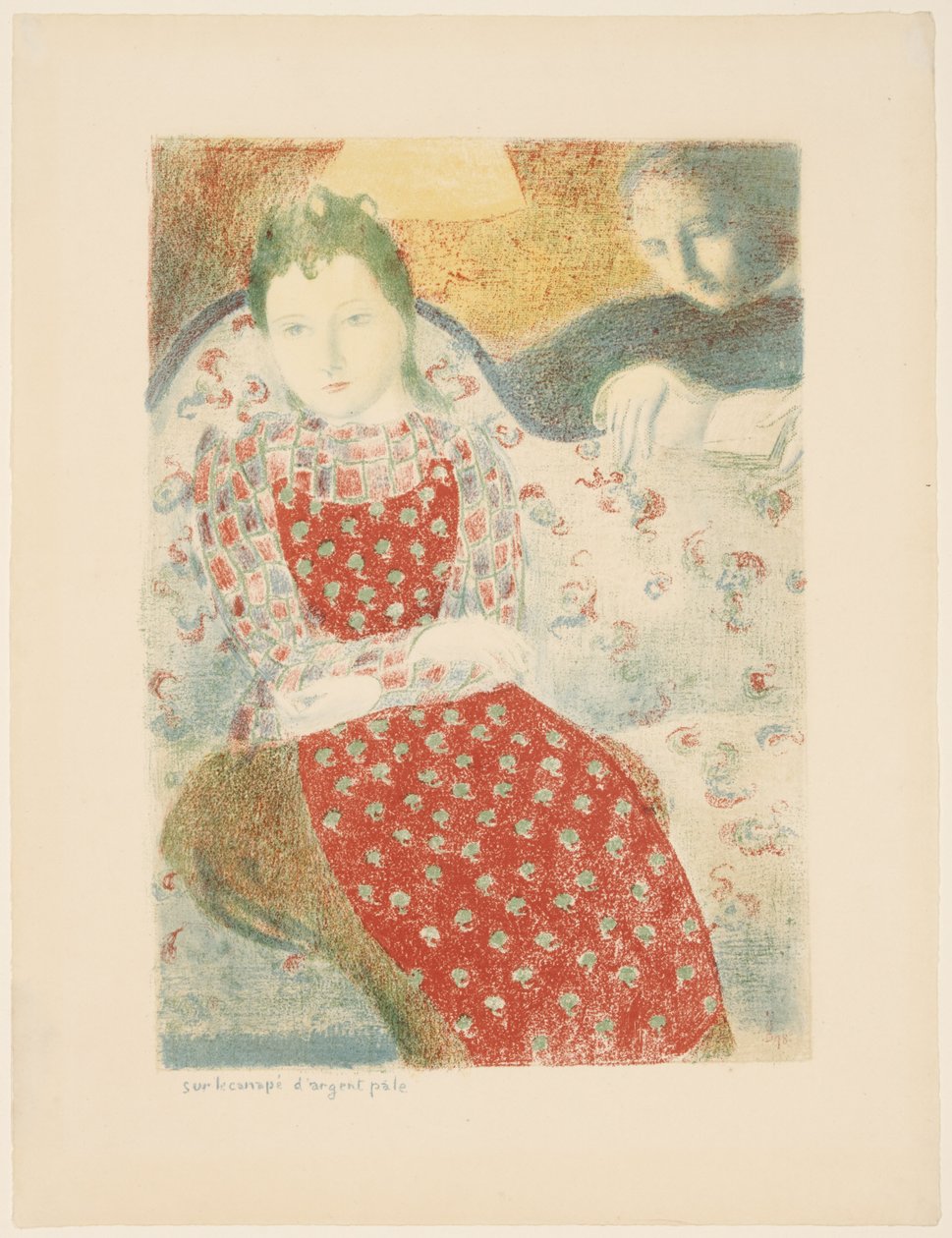 On the Pale Silver Sofa by Maurice Denis