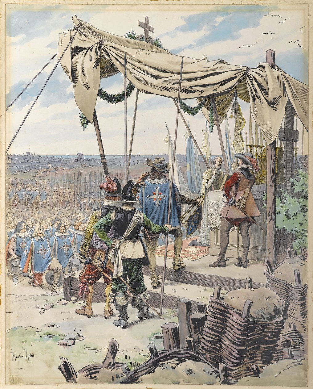 Richelieu Before the Battle, c. 1900 by Maurice Leloir