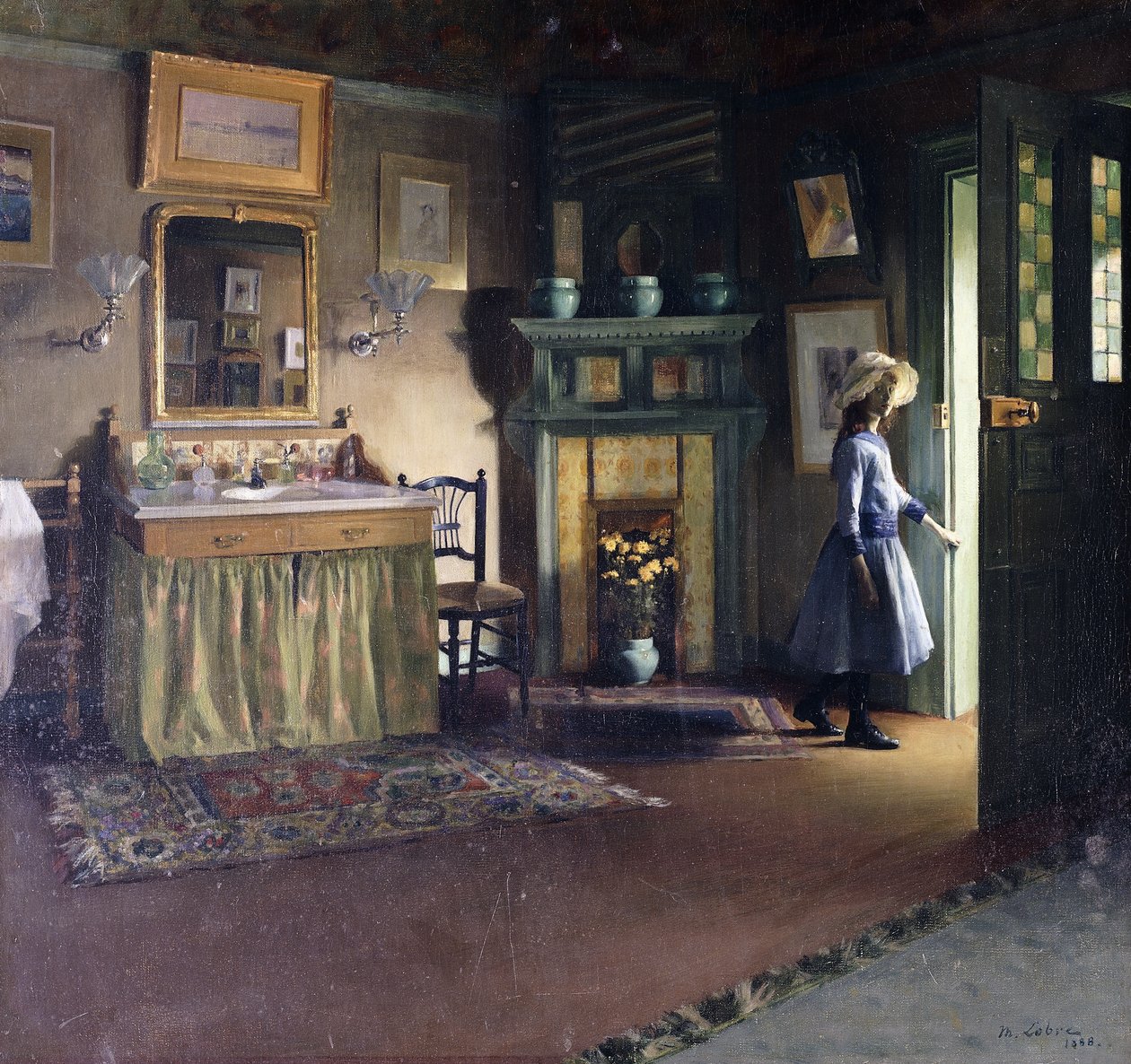 Cabinet de Toilette de Jacques Emile Blanch by Maurice Lobre