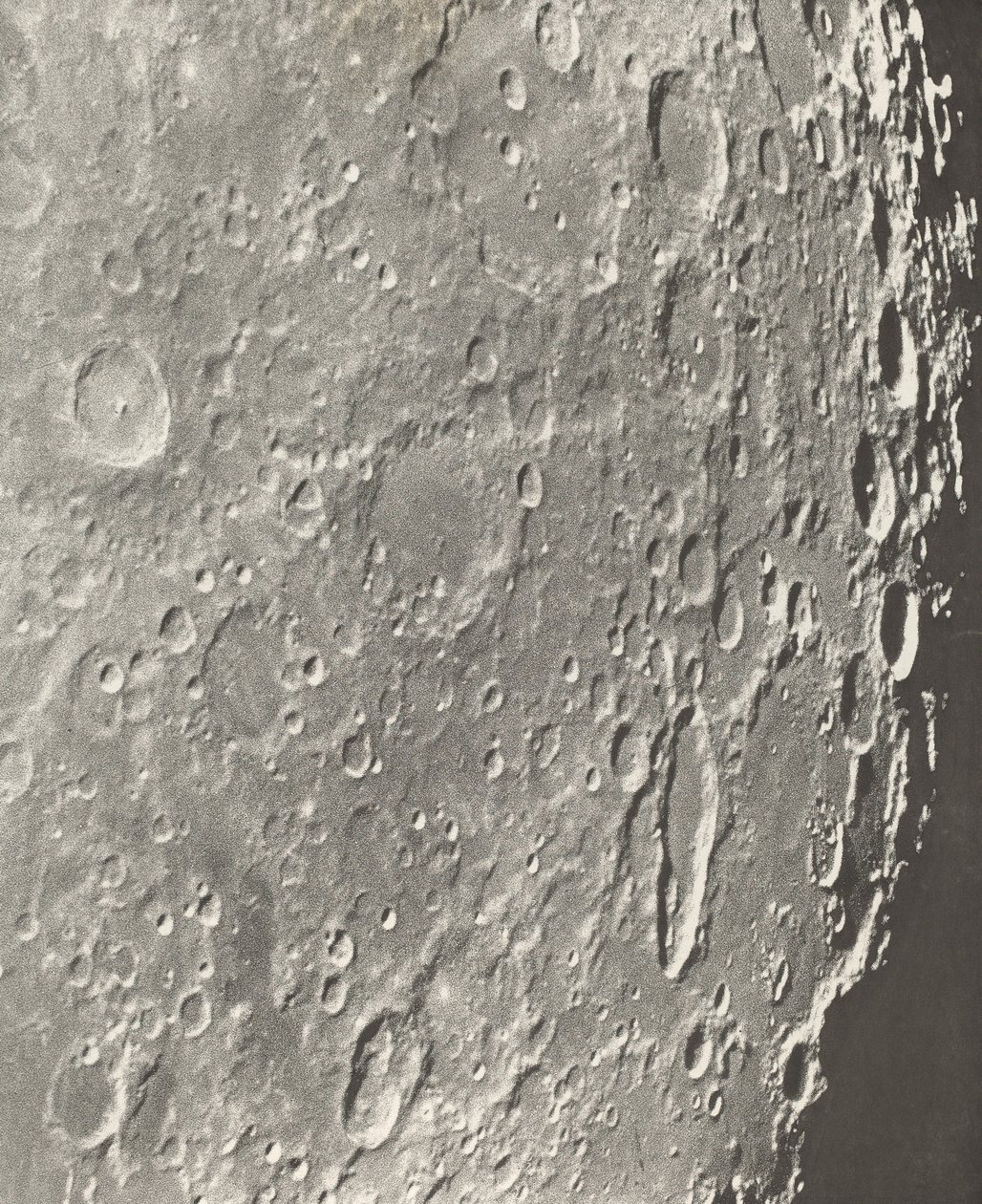 Photographie Lunaire Blancanus - Tycho - Schiller by Maurice Loewy