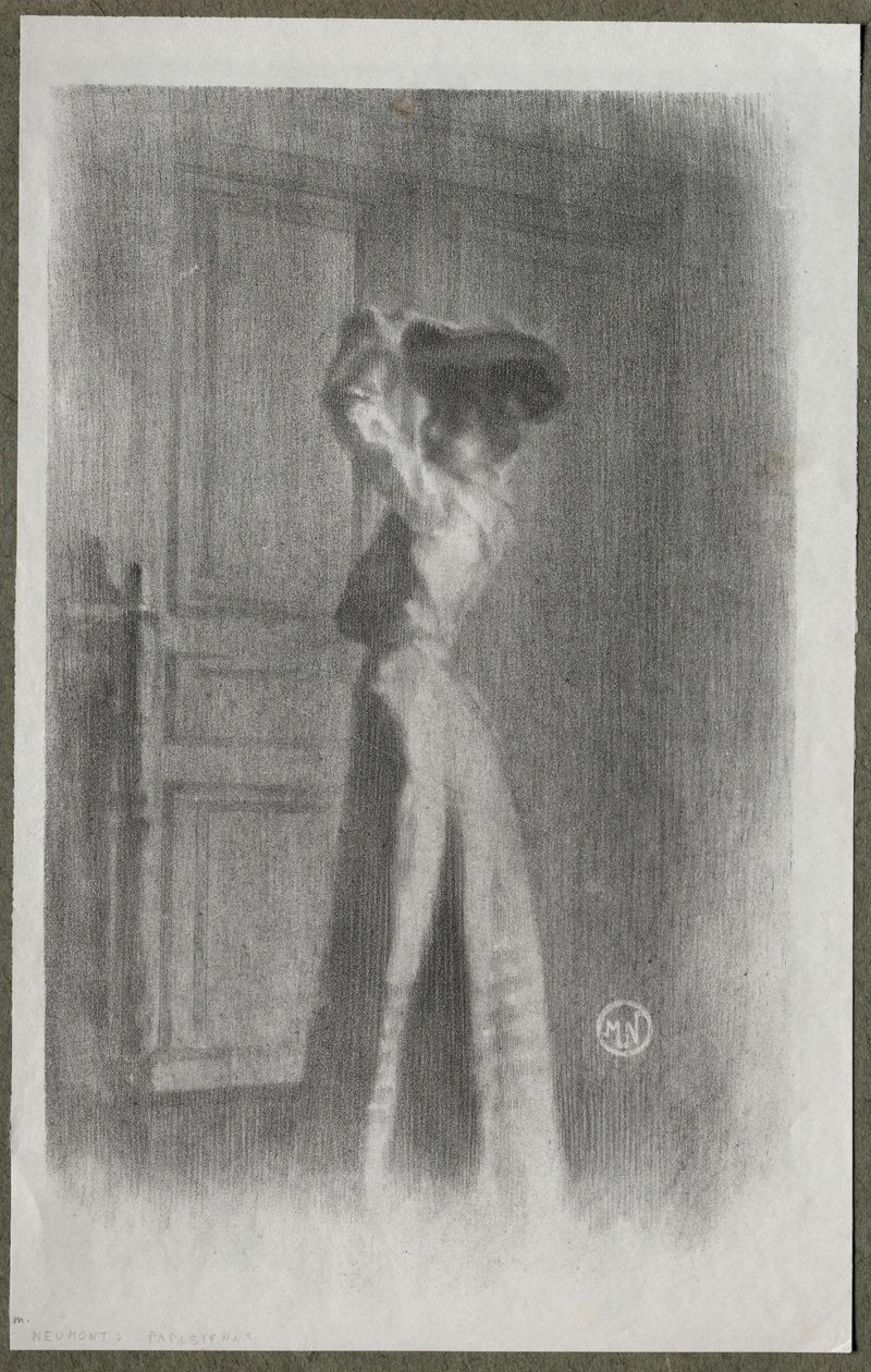 Fashionable Woman by Maurice Louis Henri Newmont