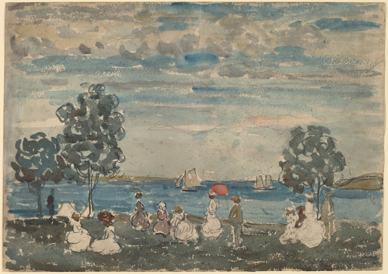 Figures on a Beach by Maurice Brazil Prendergast