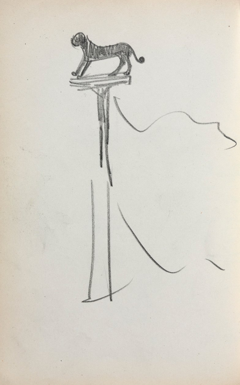 Italian Sketchbook: San Marco Lion by Maurice Prendergast