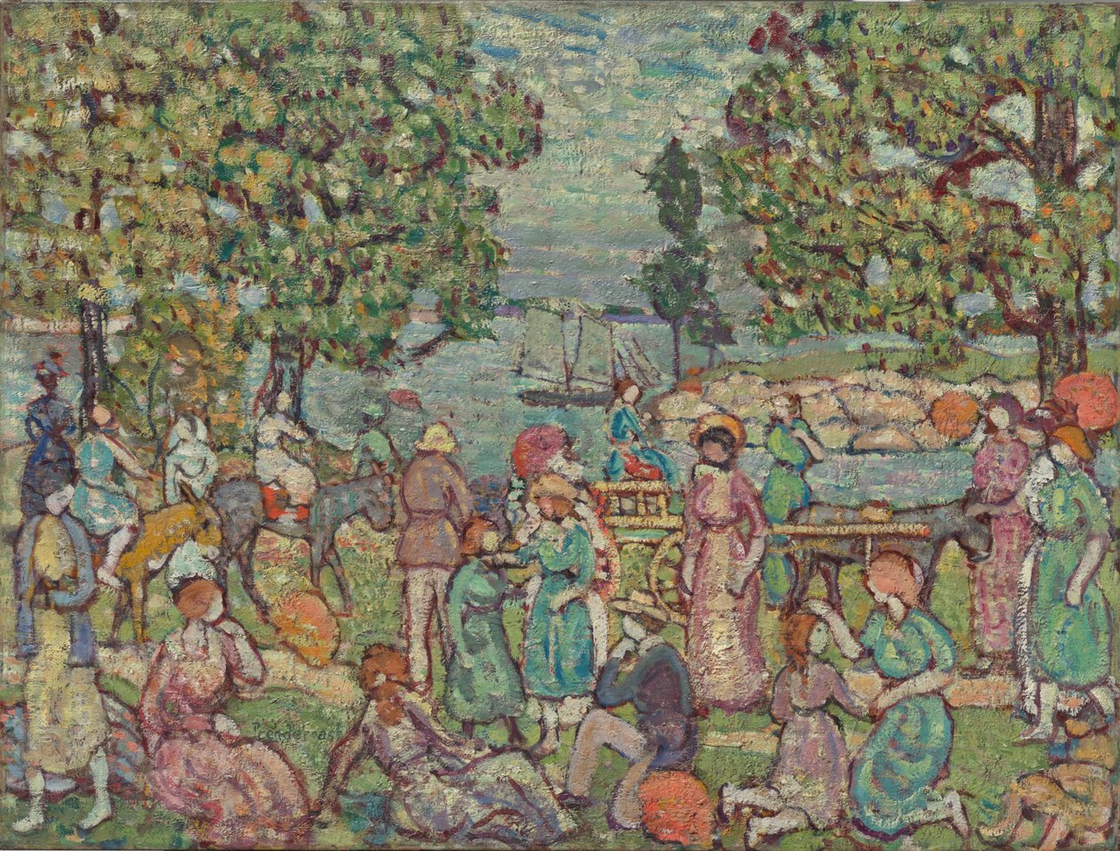 On the Beach, No. 3 by Maurice Prendergast