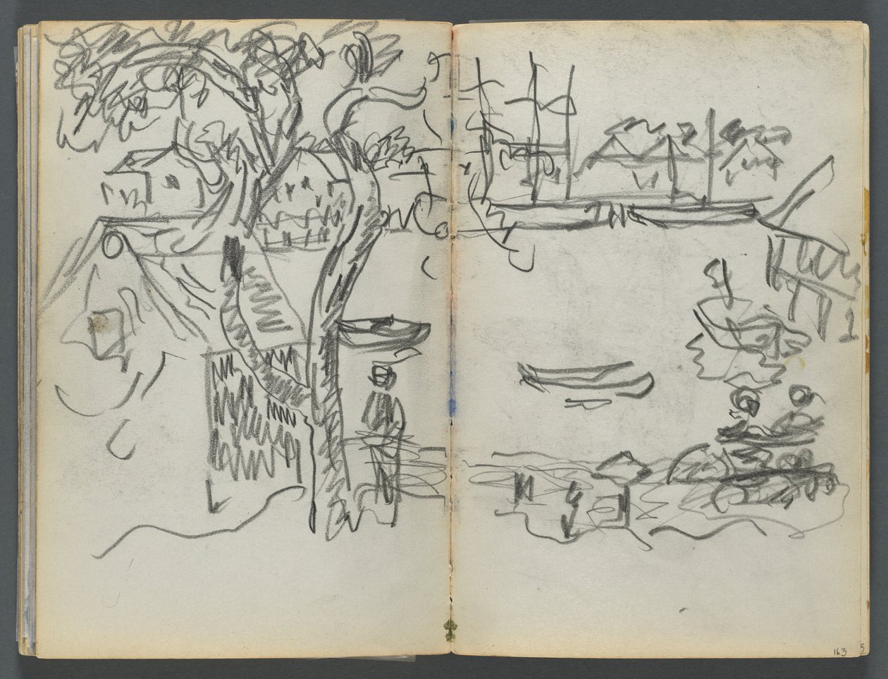 Sketchbook, The Dells: Harbor View by Maurice Prendergast