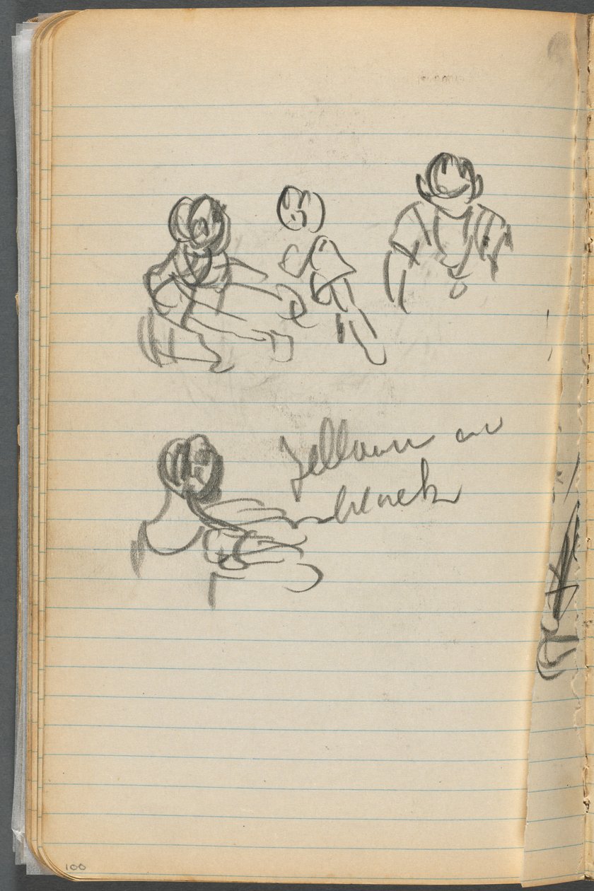 Sketchbook: Figures with Notes by Maurice Prendergast