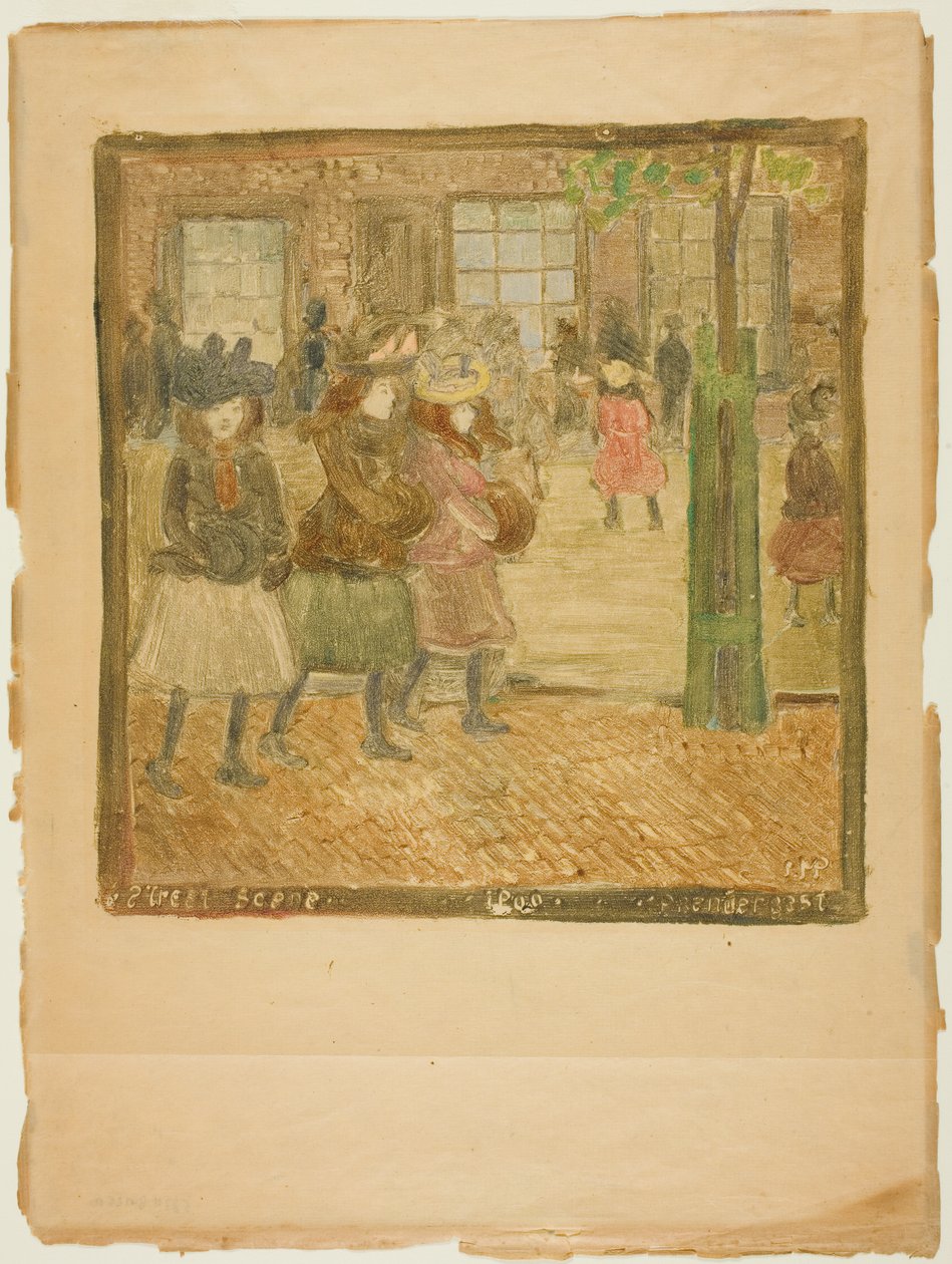 Street Scene by Maurice Prendergast