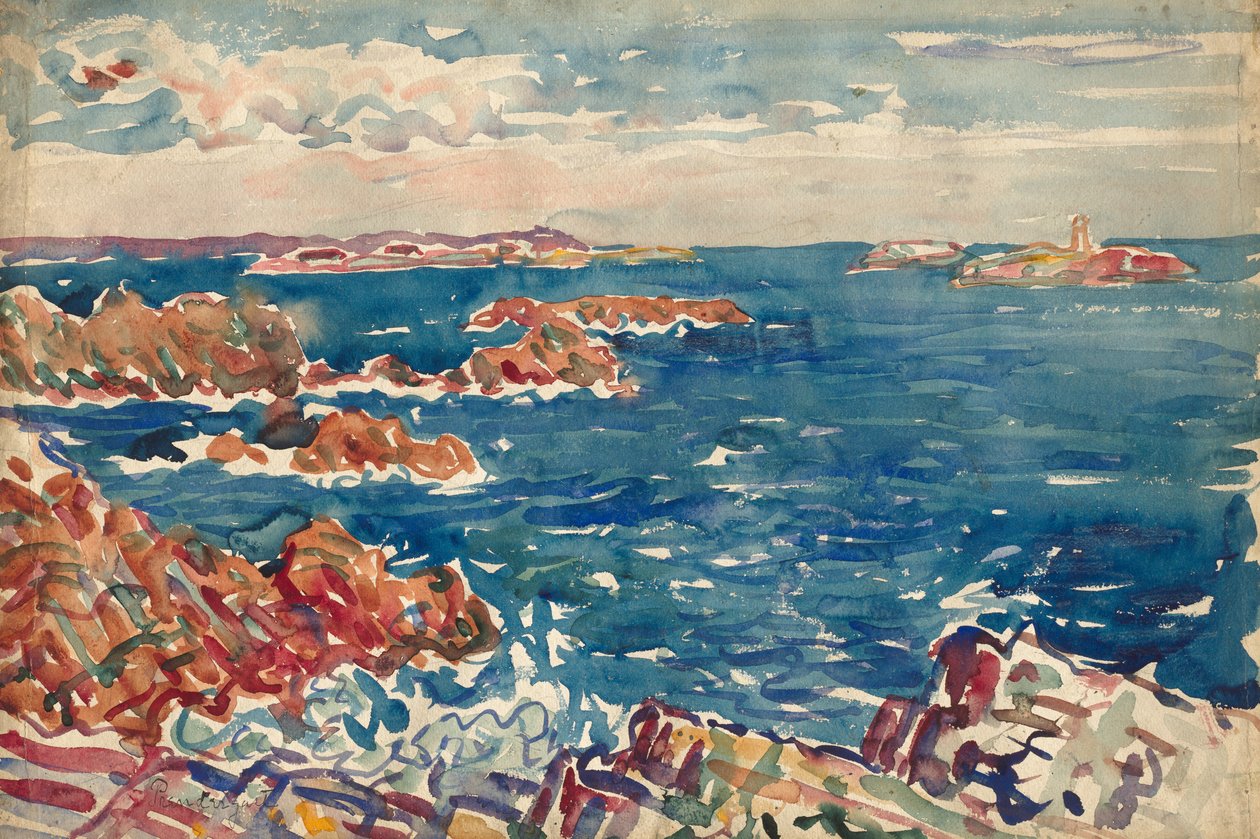 The Rocky Seashore by Maurice Prendergast
