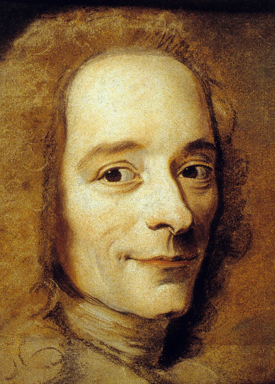 Francois Marie Arouet aka Voltaire by Maurice Quentin de La Tour