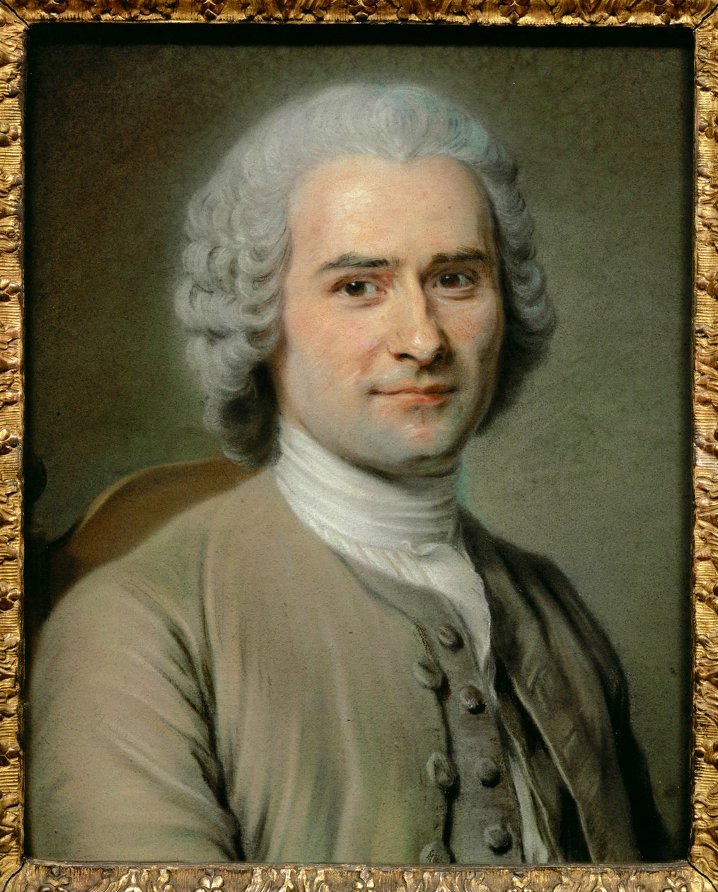 Jean-Jacques Rousseau, Philosopher by Maurice Quentin de la Tour