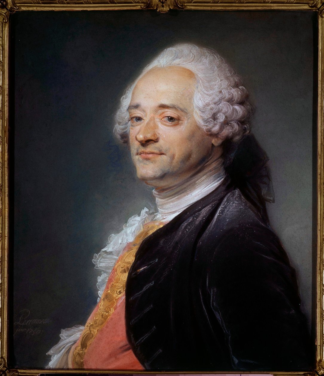 Portrait of the painter Maurice Quentin Delatour