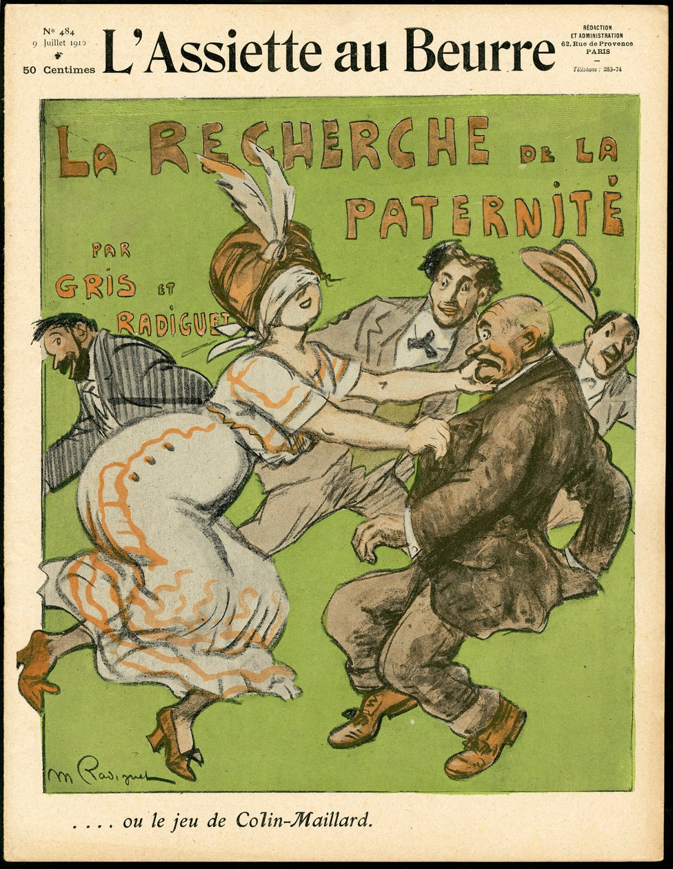 Cover of L'Assiette au Beurre, number 484, Satirical in Colors