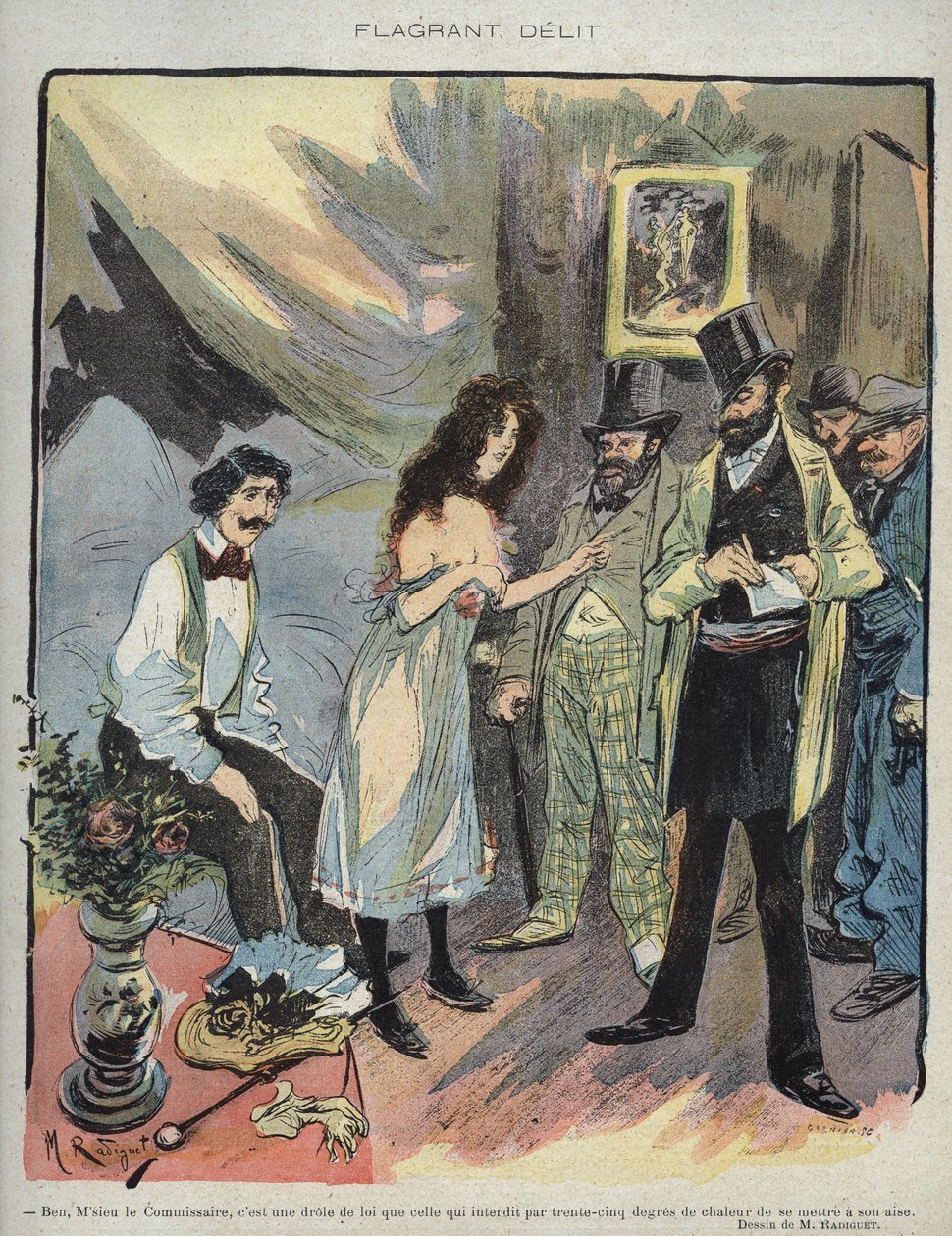 Illustration of Maurice Radiguet for the French Magazine 