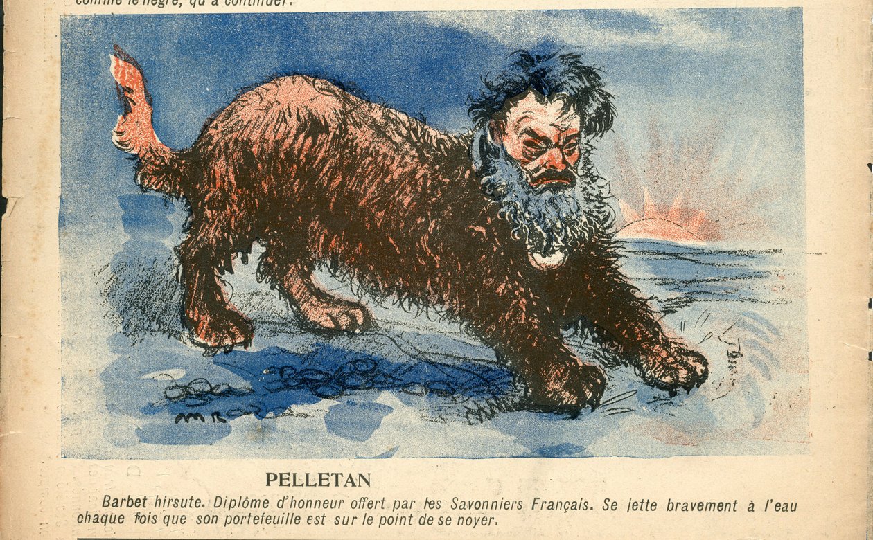 The Butter Plate, number 191, Satirical in Colors by Maurice Radiguet