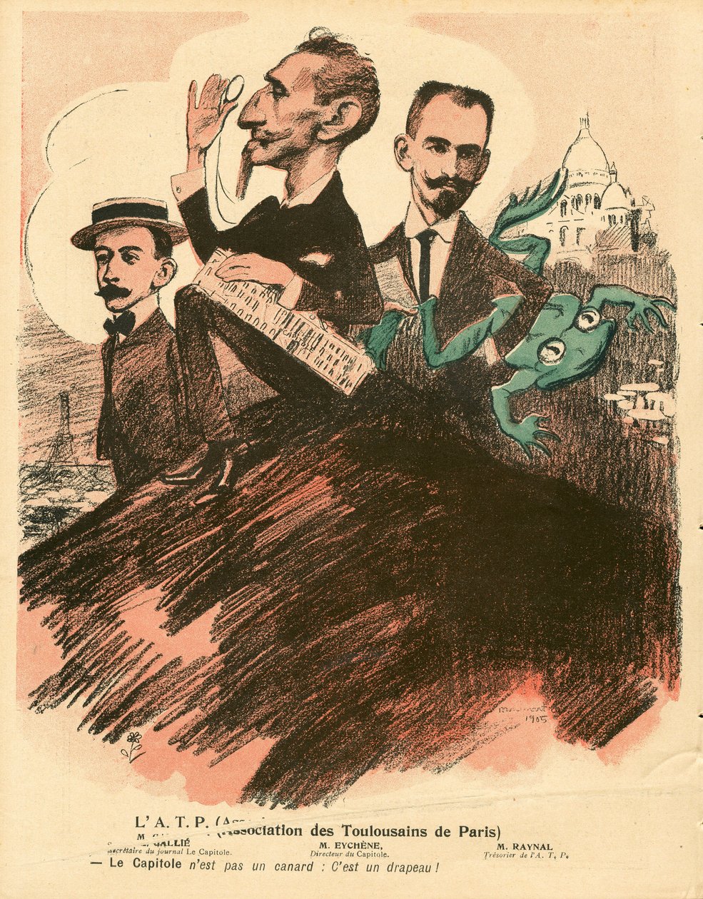 The Butter Plate, number 229, Satirical in Colors by Maurice Radiguet