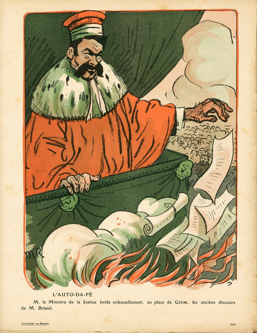 The Plate of Butter, number 397, Satirical in Colors by Maurice Radiguet