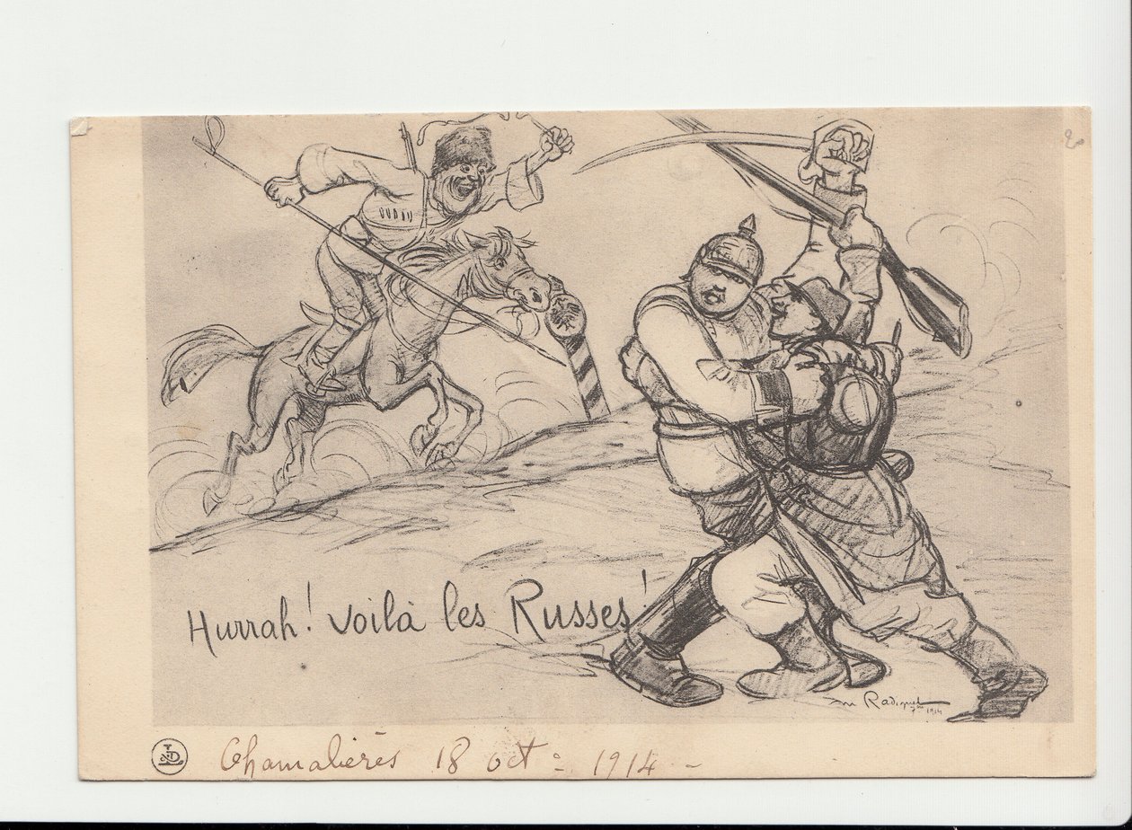Postcard, Satirical in B&W by Maurice Radiguet
