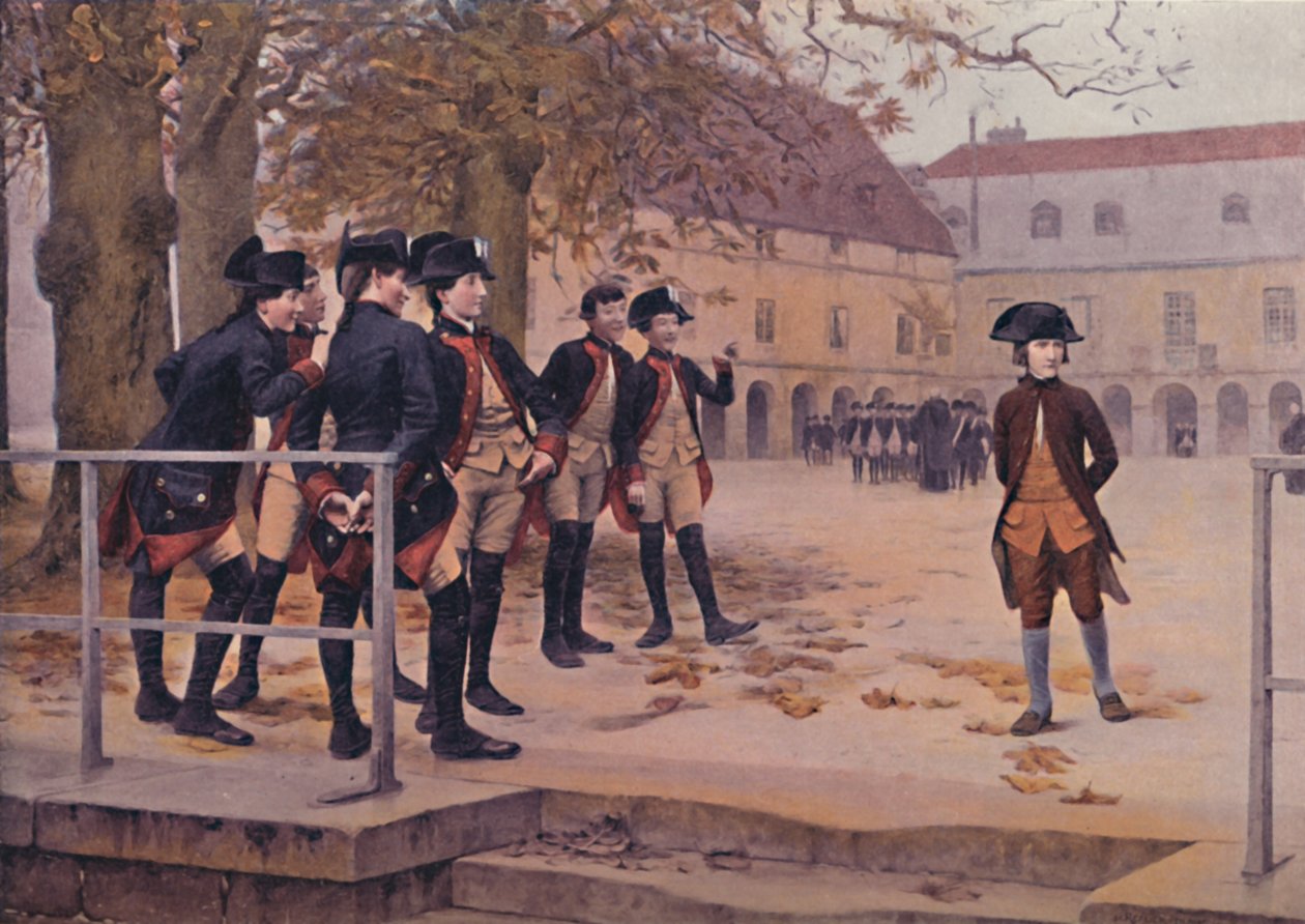 Bonaparte, The Nouveau, At The School of Brienne by Maurice Realier Dumas
