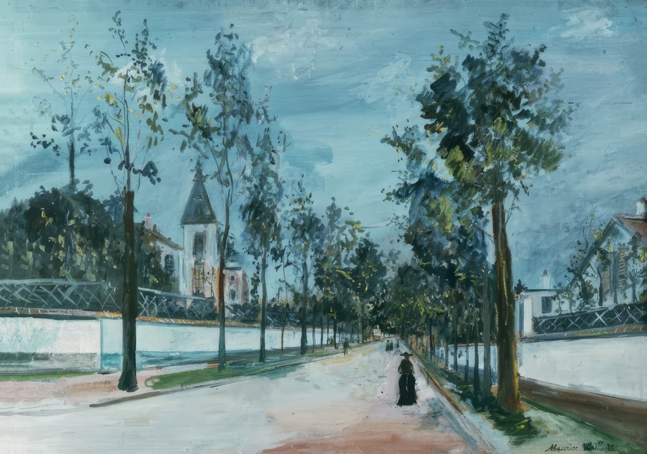 The Suburban Street by Maurice Utrillo