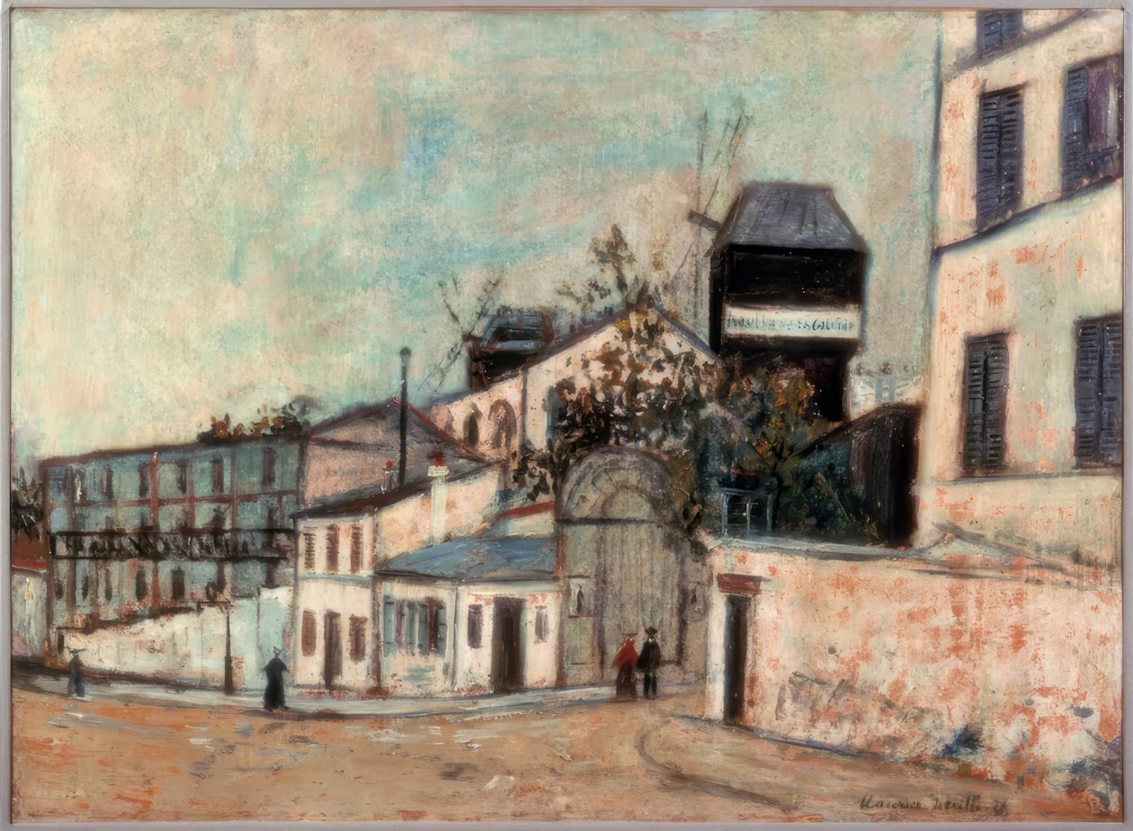 The Moulin de la Galette by Maurice Utrillo