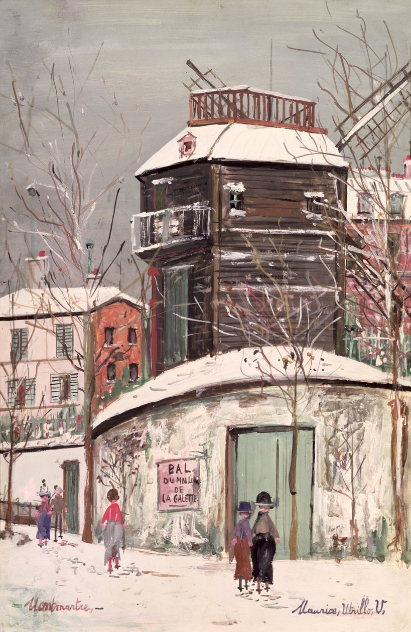 Le Moulin de la Galette, c.1933 by Maurice Utrillo