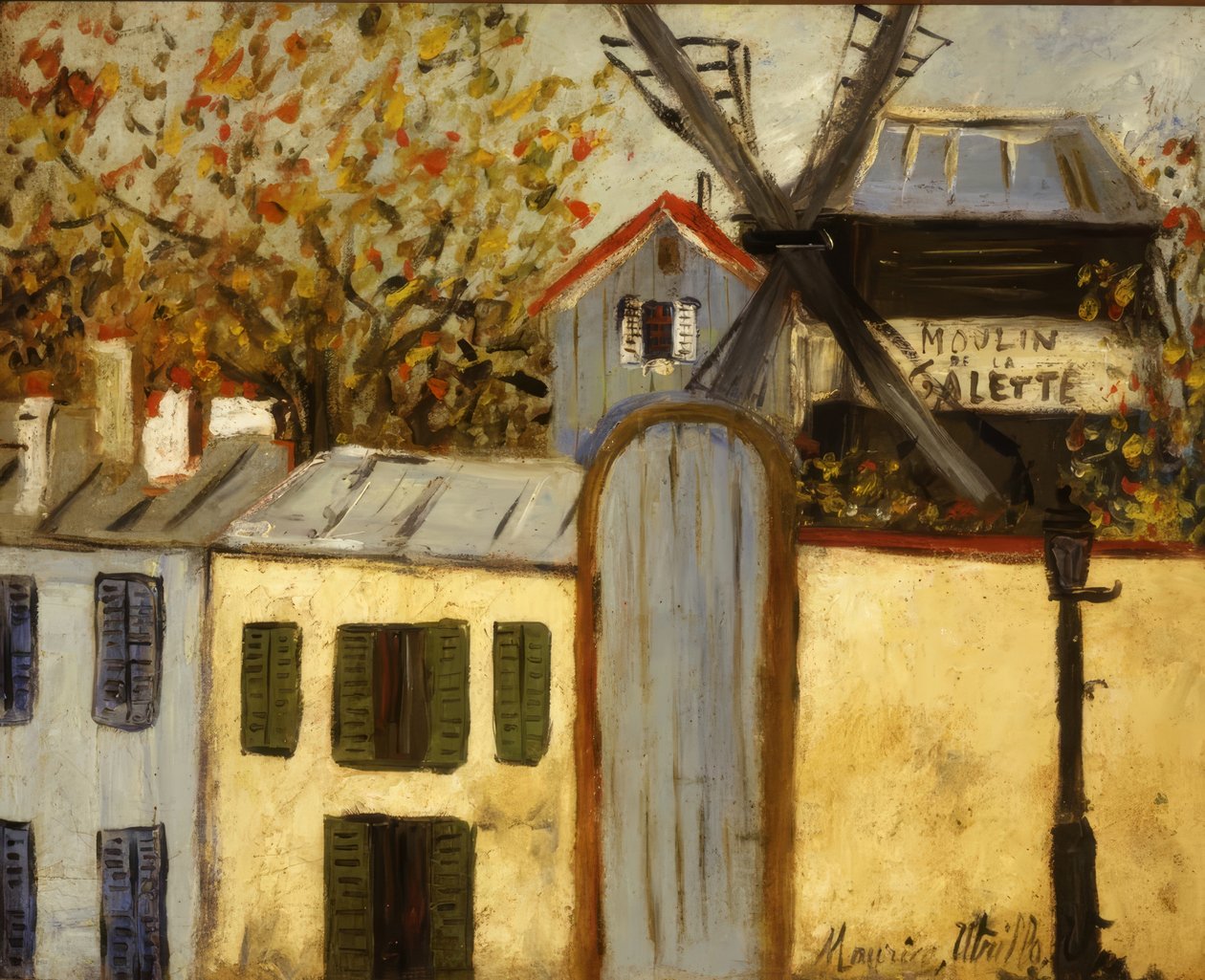Moulin de la Galette by Maurice Utrillo