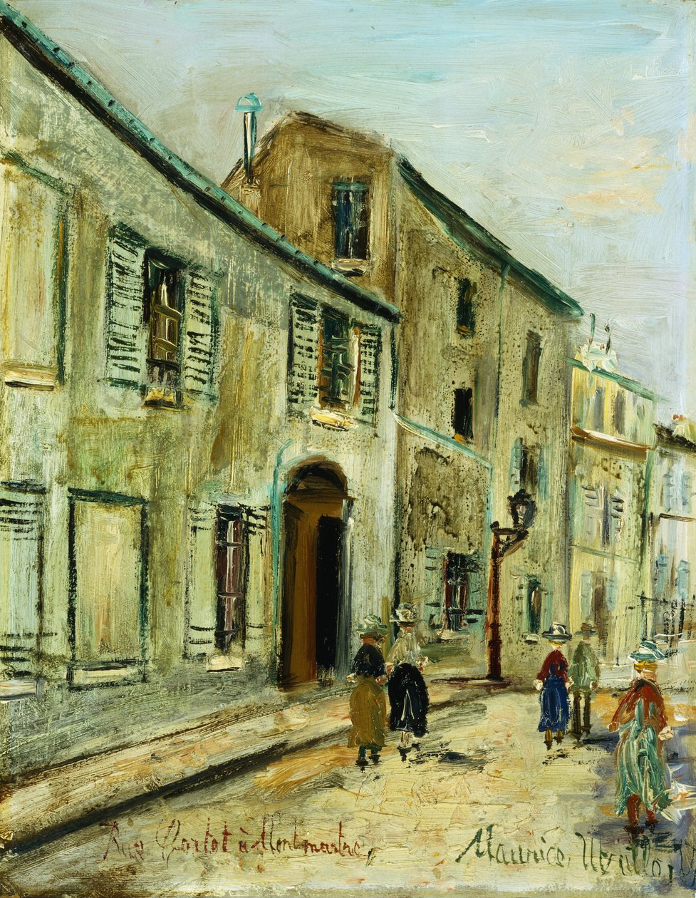 Rue Corot in Montmartre, c.1930 by Maurice Utrillo