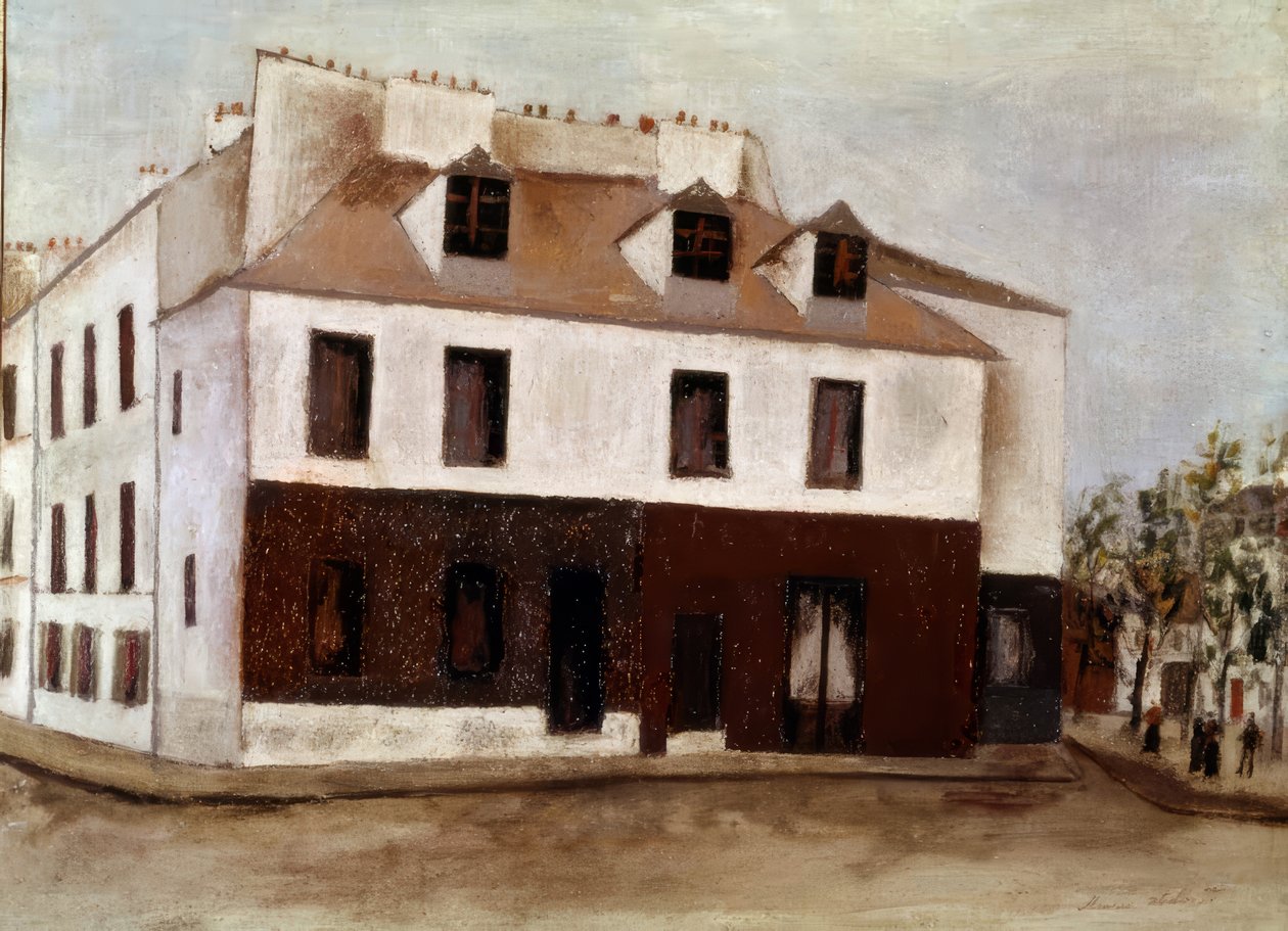 Sainte-Eleuthere Street by Maurice Utrillo