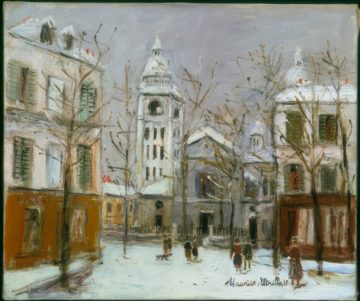 Rue du Mont-Cenis, Montmartre von Maurice Utrillo
