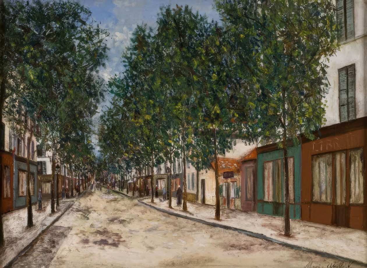 Street to Puteaux by Maurice Utrillo