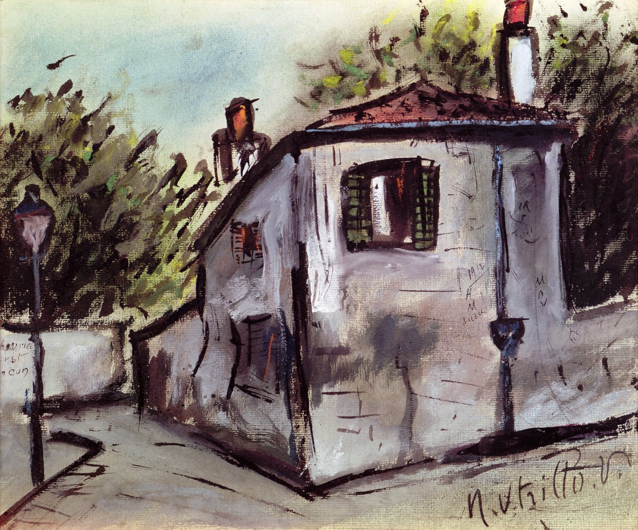 The House of Berlioz by Maurice Utrillo