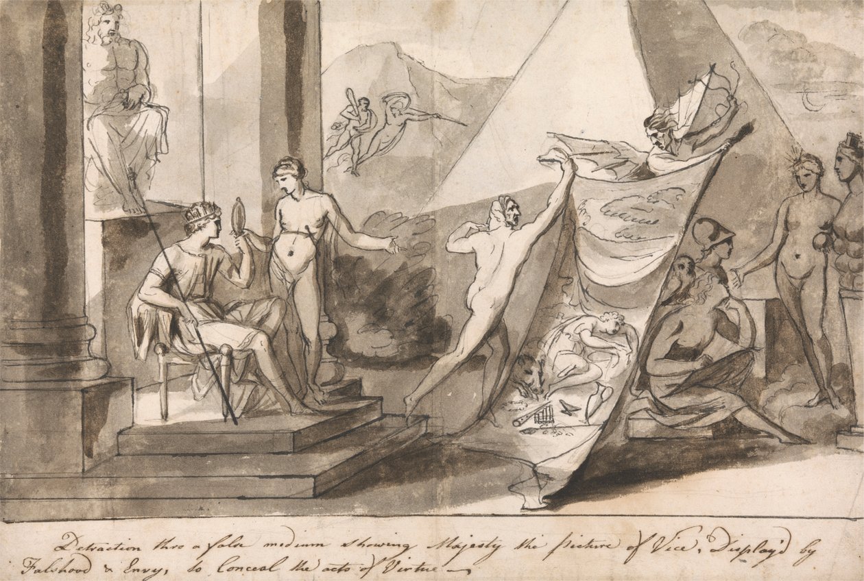 An Allegory on the Plight of the Artist by Mauritius Lowe