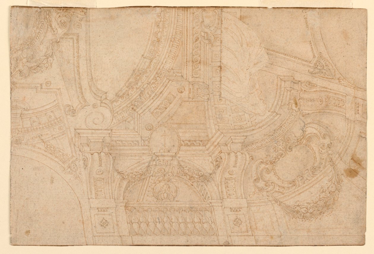 Painted Ceiling, mid-18th century by Mauro Antonio Tesi