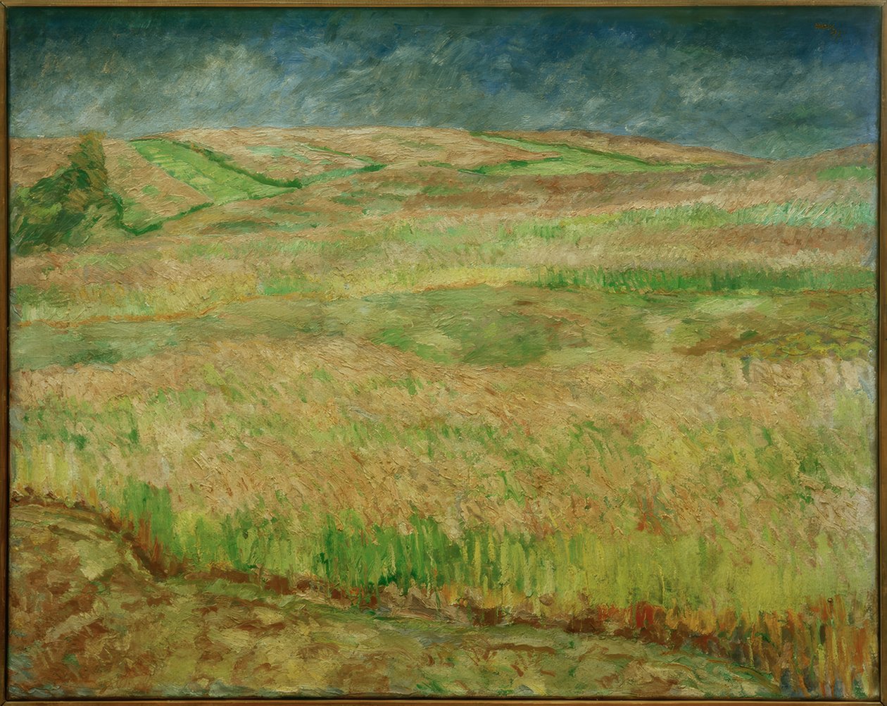 Blooming Grain Landscapes by Max Beckmann
